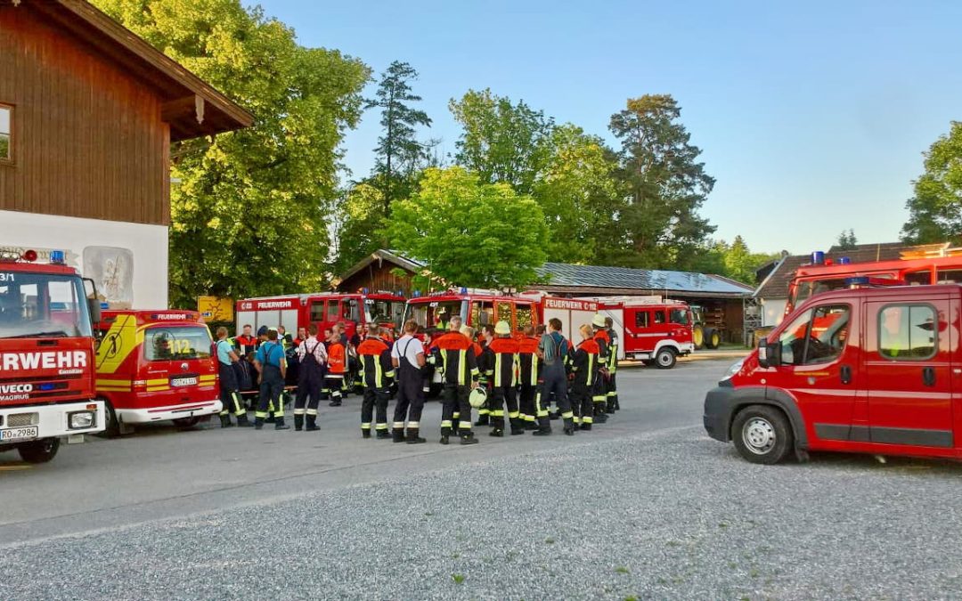 Feuerwehr-Gemeinschaftsübung in Wildenwart