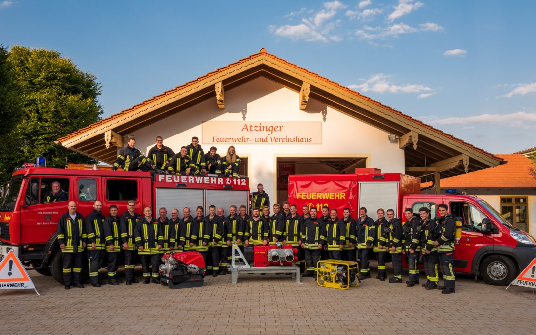 Starke Atzinger Feuerwehr-Mannschaft – Vorbereitungen für Wood-Party am 4. August